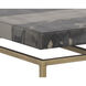 Toreno 48 X 28 inch Antique Brass Coffee Table